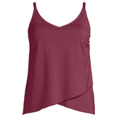Women's Plus Size Tulip Hem Tankini Top