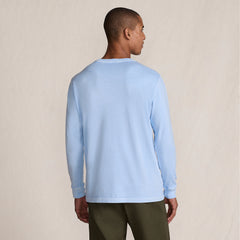 Mens Long Sleeve Pocket Sun Faded Super-T Tee