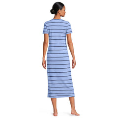 Women's Cotton Short Sleeve Midcalf Nightgown