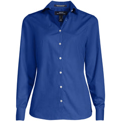 School Uniform Women's Long Sleeve Broadcloth Shirt