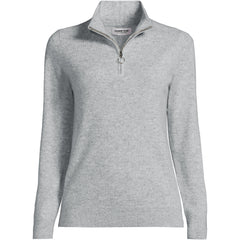 Women's Cashmere Quarter Zip Sweater