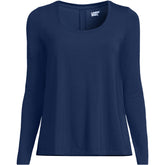 Women's Tall Power Performance Long Sleeve Scoopneck Tee