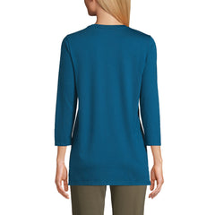 Women's Tall 3/4 Sleeve Cotton Supima Tunic