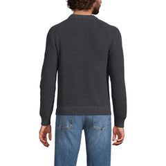 Men's Tall Cotton Drifter Saddle Crewneck Shaker Sweater