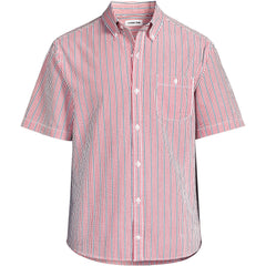 Men's Short Sleeve Seersucker Shirt