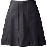 Women's Box Pleat Skirt Above the Knee