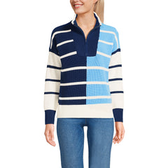Women's Drifter Cotton Quarter Zip Pullover Sweater