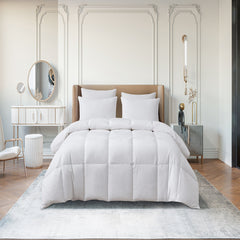 Martha Stewart All Season Cotton Blend Goose Down Fiber Comforter