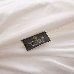 Farm to Home Organic Cotton Classic Wavy Channel Down Alternative Mattress Pad