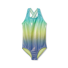 Girls Chlorine Resistant One Piece Swimsuit