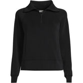 Women's Cupro Long Sleeve Half Zip Pullover