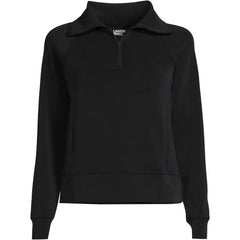 Women's Cupro Long Sleeve Half Zip Pullover