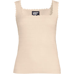 Women's Ribbed Square Neck Tank Sweater - Set Top