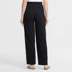 Women's Petite Sport Knit High Rise Barrel Ankle Pants