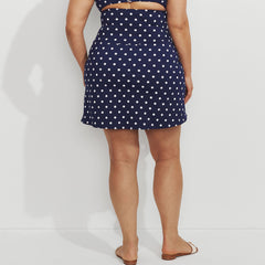 Women's Plus Size Tummy Control Ultra High Waisted Modest Swim Skirt Swim Bottoms