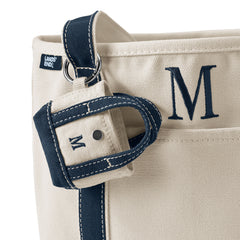 Pre-Monogrammed Letter M Micro Canvas Tote