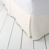 Basketweave Cotton Matelasse Bedskirt