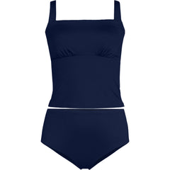 Women's Long Torso LE x T and T The Tiffany Square Neck Midkini Set