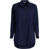 Women's Cotton Voile Billowy Oversized Shirt