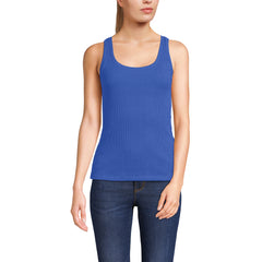 Women's Pointelle Rib UNeck Tank