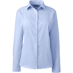 School Uniform Women's Plus Size Long Sleeve Oxford Shirt