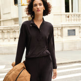 Women's Long Sleeve Performance Zip Front Popover