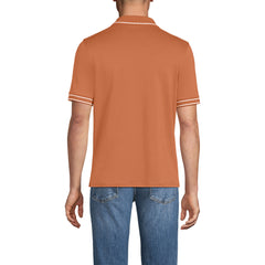 Men's Short Sleeve Tipped Welt Pocket Supima Polo