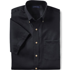 School Uniform Men's Short Sleeve Performance Twill Shirt