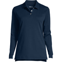 Women's Long Sleeve Interlock Polo Shirt