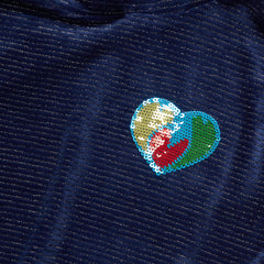 Girls Velour Hoodie Sweatshirt