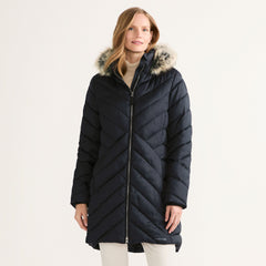 Women's Petite FeatherFree Cozy Fleece Lined Winter Coat