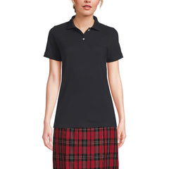 Women's Short Sleeve Mesh Polo Shirt