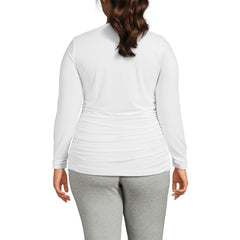 Women's Plus Size Power Performance Long Sleeve Fitted Tee