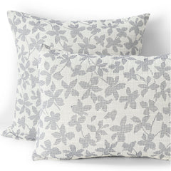 Cotton Textured Two Toned Bed Pillow Sham