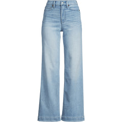 Plus Size High Rise Wide Leg Denim Jeans