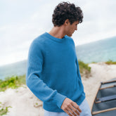 Men's Cotton Drifter Saddle Crewneck Shaker Sweater