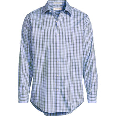 Men's Tall No Iron Supima Cotton Pinpoint Straight Collar Dress Shirt