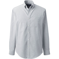 School Uniform Men's Tailored Fit Long Sleeve Buttondown Oxford Dress Shirt