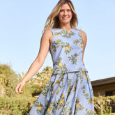 Women's Poplin Sleeveless Shell