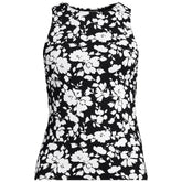 Women's High Neck UPF 50 Sun Protection Modest Tankini Swimsuit Top