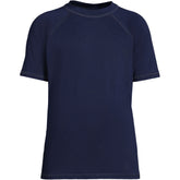 Boys Chlorine Resistant Short Sleeve Crew Neck UPF 50 Rash Guard