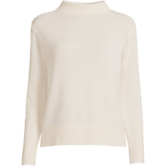 Women's Plus Size Cashmere Funnel Neck Sweater