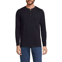Men's Long Sleeve Cotton Supima Henley