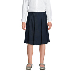 Girls Box Pleat Skirt Below the Knee