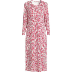 Women's Tall Cotton Long Sleeve Midcalf Nightgown