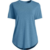 Women's Plus Size Short Sleeve Cooling Performance Tunic Tee