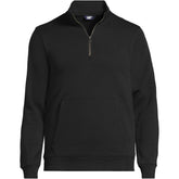 Unisex Long Sleeve Quarter Zip Mock Neck Sweatshirt