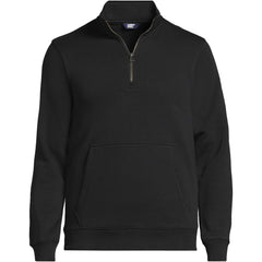 Unisex Long Sleeve Quarter Zip Mock Neck Sweatshirt