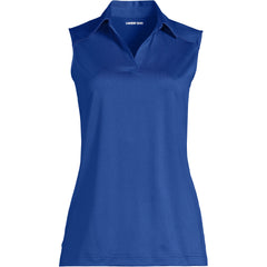 Women's Plus Rapid Dry Sleeveless Sport Collar Polo