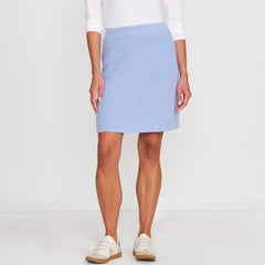 Women's Boucle Shaker Above the Knee Sweater Skirt